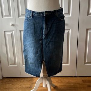 Lucky Brand Midi Denim Skirt